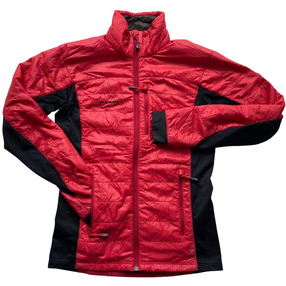 Mammut Guye Polartech Alpha Red and Black Jacket Size Small
